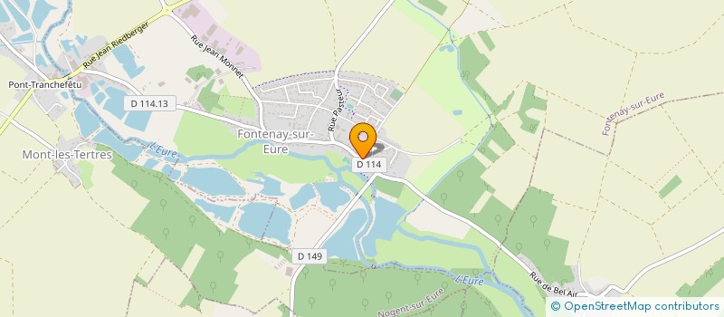 localisation de l'entreprise MONSIEUR ERIC BLETIO à FONTENAY-SUR-EURE