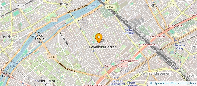 localisation de l'entreprise MONSIEUR ERIC BLINEAU à LEVALLOIS-PERRET