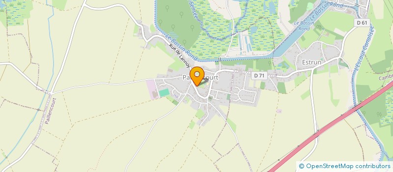 localisation de l'entreprise MONSIEUR ERIC BLONDIAUX  PAILLENCOURT