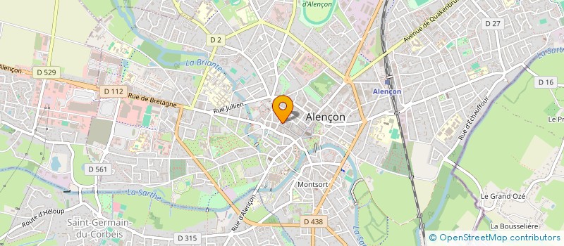 localisation de l'entreprise MONSIEUR ERIC BOCQUILLON à ALENCON