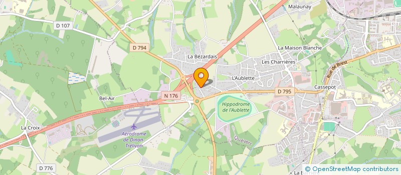 localisation de l'entreprise MONSIEUR ERIC BODENES  QUEVERT