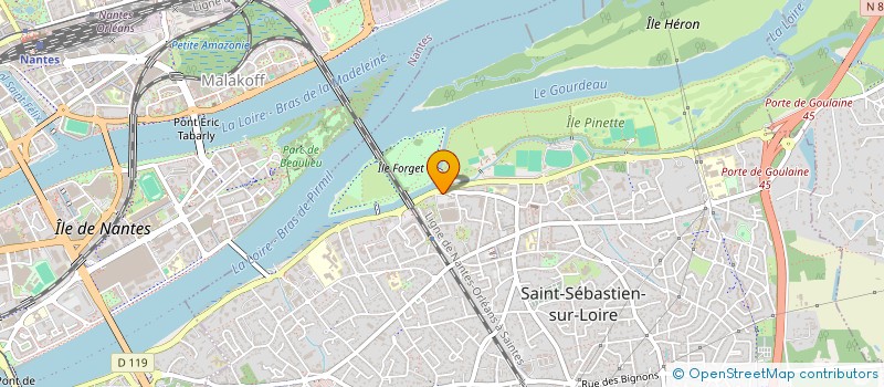 localisation de l'entreprise MONSIEUR ERIC BODIN  SAINT-SEBASTIEN-SUR-LOIRE