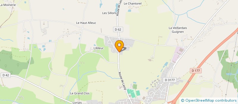 localisation de l'entreprise MONSIEUR ERIC BODZEN  GUIGNEN