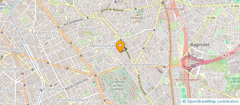 localisation de l'entreprise MONSIEUR ERIC BOHSSEIN  PARIS