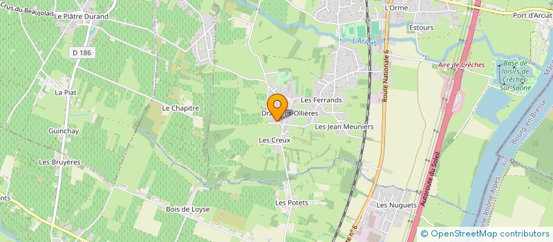 localisation de l'entreprise MONSIEUR ERIC BOIRIVENT à CRECHES-SUR-SAONE
