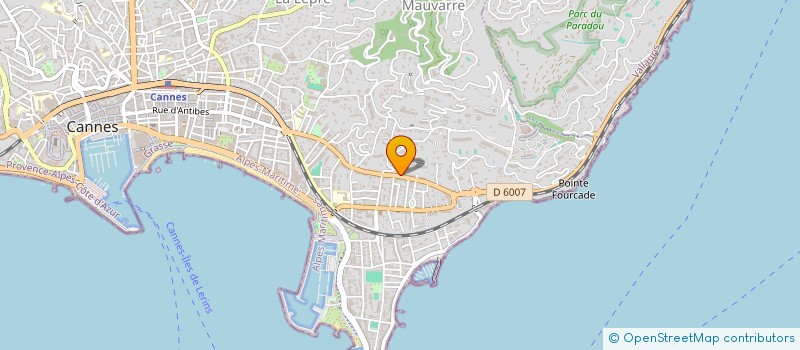 localisation de l'entreprise MONSIEUR ERIC BOISSET  CANNES