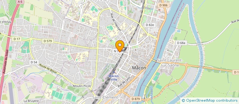localisation de l'entreprise MONSIEUR ERIC BOITY à MACON