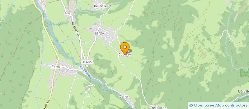 localisation de l'entreprise MONSIEUR ERIC BOLLARD  LE CHATELARD