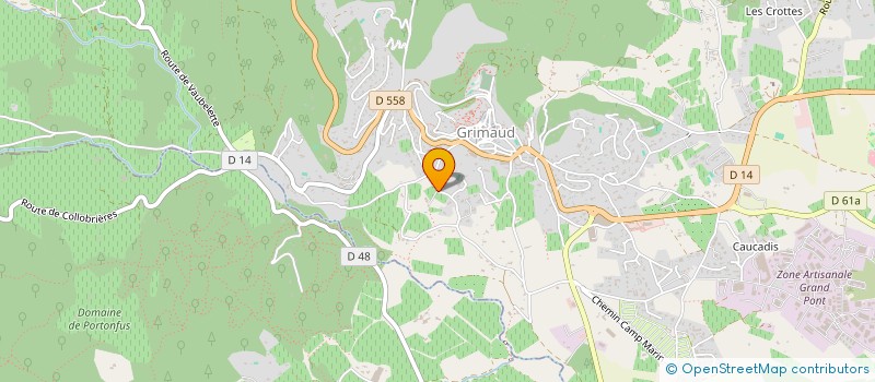 localisation de l'entreprise MONSIEUR ERIC BOMY  GRIMAUD