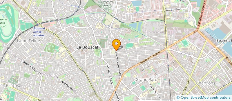 localisation de l'entreprise MONSIEUR ERIC BONGINI  LE BOUSCAT