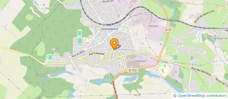 localisation de l'entreprise MONSIEUR ERIC BONHOMME  COMMENTRY