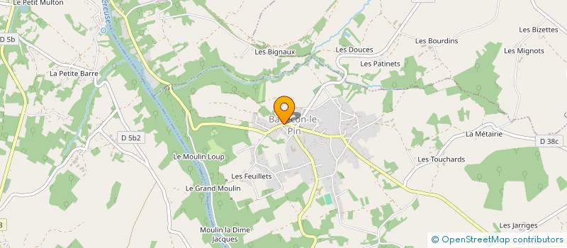 localisation de l'entreprise MONSIEUR ERIC BONNARME à BADECON-LE-PIN