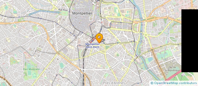 localisation de l'entreprise MONSIEUR ERIC BONNAUD à MONTPELLIER