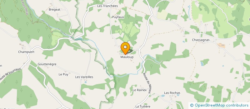 localisation de l'entreprise MONSIEUR ERIC BONNEAU à LA CROISILLE-SUR-BRIANCE