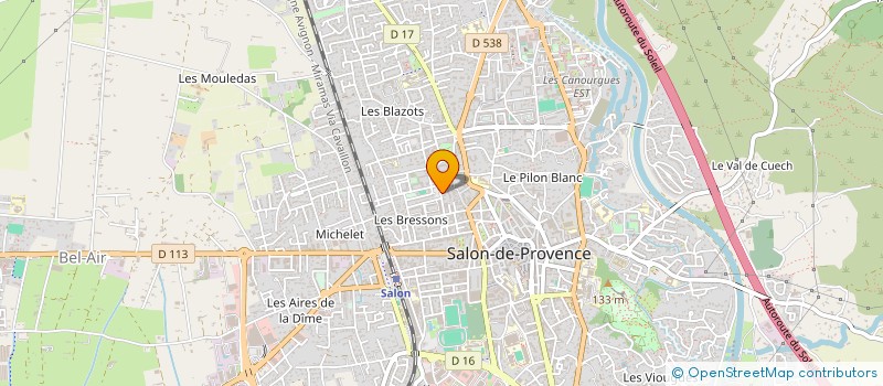 localisation de l'entreprise MONSIEUR ERIC BONNERUE  SALON-DE-PROVENCE