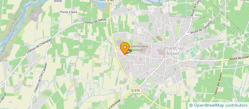 localisation de l'entreprise MONSIEUR ERIC BONNET à CAMARET-SUR-AIGUES