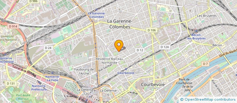 localisation de l'entreprise MONSIEUR ERIC BONNET à COURBEVOIE