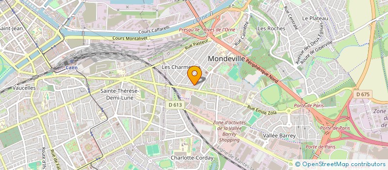 localisation de l'entreprise MONSIEUR ERIC BONNET  MONDEVILLE