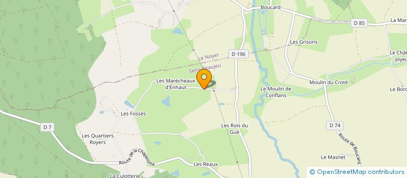 localisation de l'entreprise MONSIEUR ERIC BONNIN à SENS-BEAUJEU