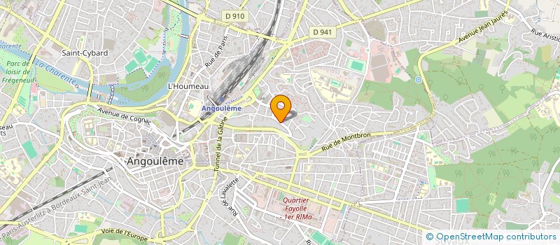 localisation de l'entreprise MONSIEUR ERIC BONNIN à ANGOULEME