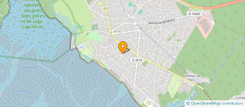 localisation de l'entreprise MONSIEUR ERIC BONNOUVRIER  ARES