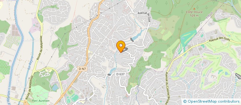 localisation de l'entreprise MONSIEUR ERIC BONOMI à FREJUS