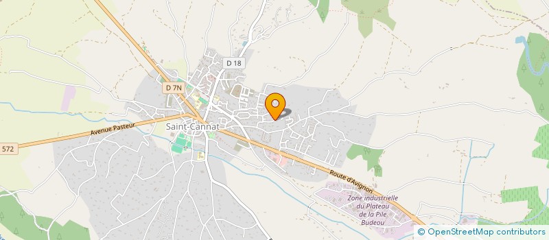 localisation de l'entreprise MONSIEUR ERIC BONTAN  SAINT-CANNAT