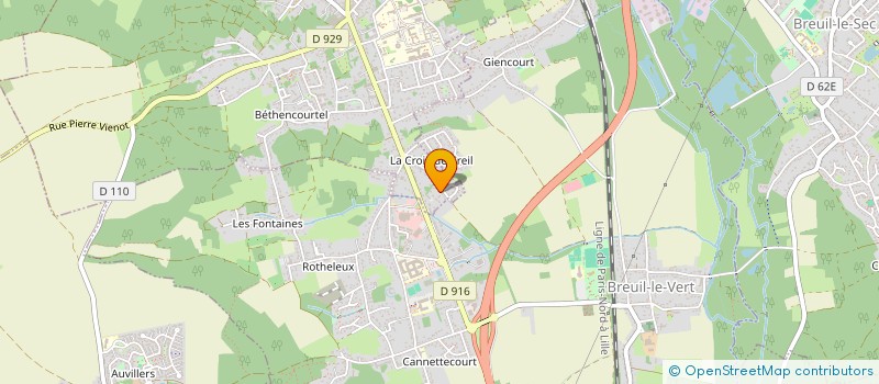 localisation de l'entreprise MONSIEUR ERIC BORDAGE  CLERMONT