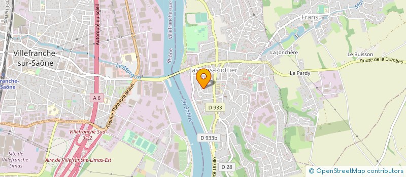 localisation de l'entreprise MONSIEUR ERIC BORDES  JASSANS-RIOTTIER