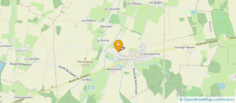 localisation de l'entreprise MONSIEUR ERIC BORJON à BANEINS