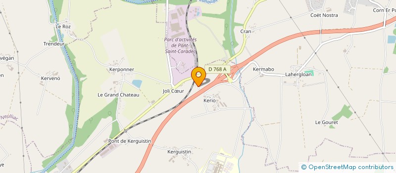 localisation de l'entreprise MONSIEUR ERIC BORREDA  NOYAL-PONTIVY