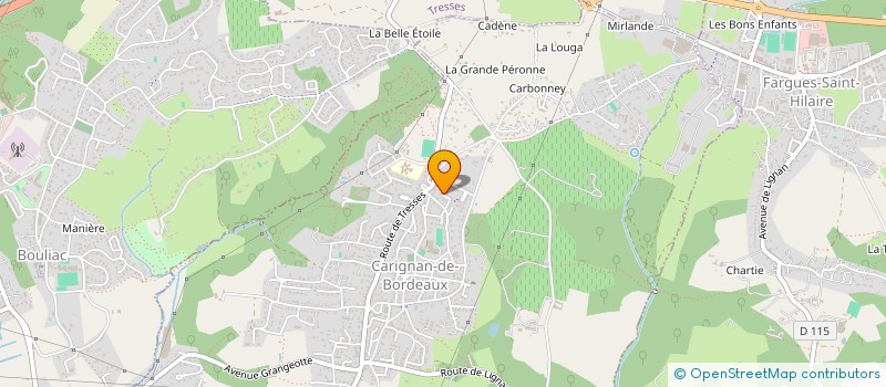 localisation de l'entreprise MONSIEUR ERIC BOSC à CARIGNAN-DE-BORDEAUX