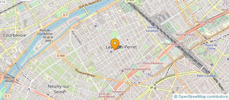 localisation de l'entreprise MONSIEUR ERIC BOSSARD à LEVALLOIS-PERRET