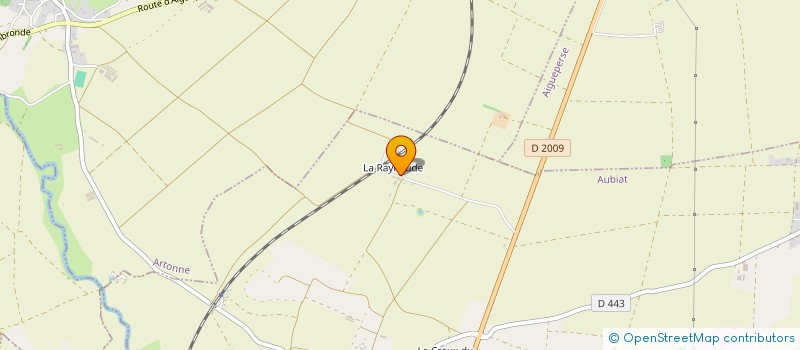 localisation de l'entreprise MONSIEUR ERIC BOSSARON  AUBIAT