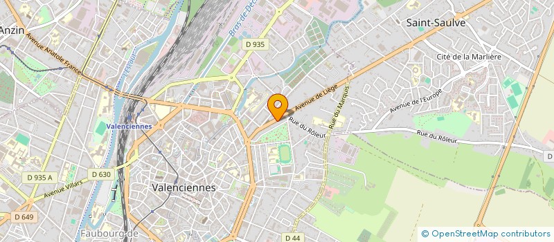 localisation de l'entreprise MONSIEUR ERIC BOSSUT à VALENCIENNES
