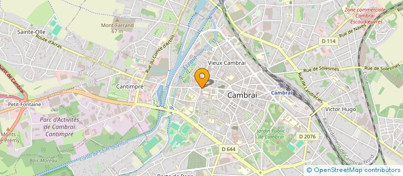 localisation de l'entreprise MONSIEUR ERIC BOTTACCI à CAMBRAI