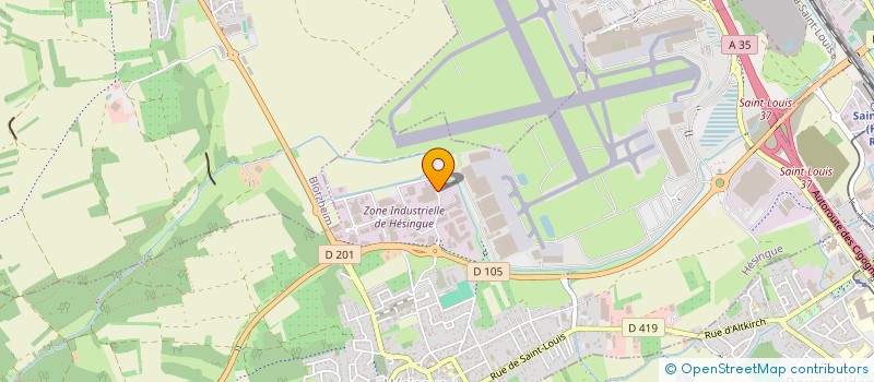 localisation de l'entreprise MONSIEUR ERIC BOUABID  HESINGUE