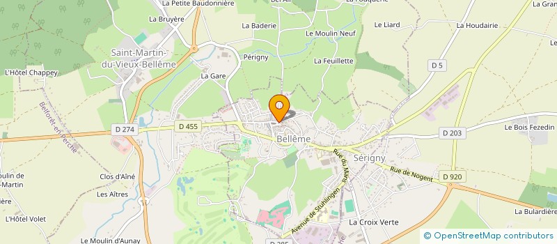 localisation de l'entreprise MONSIEUR ERIC BOUCAU à BELLEME