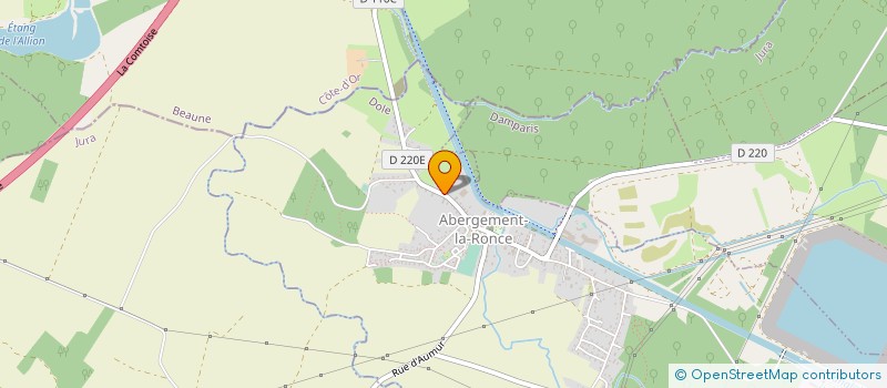 localisation de l'entreprise MONSIEUR ERIC BOUCHER  ABERGEMENT-LA-RONCE