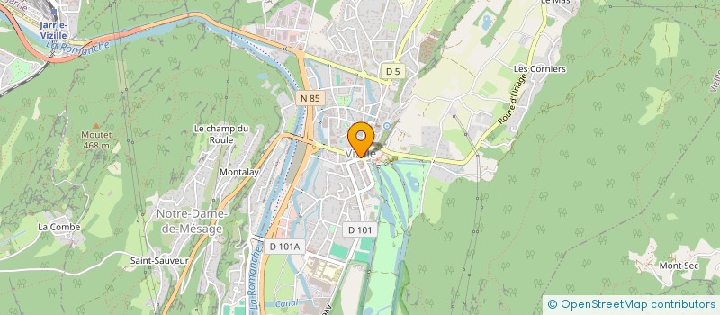 localisation de l'entreprise MONSIEUR ERIC BOUCHER  VIZILLE