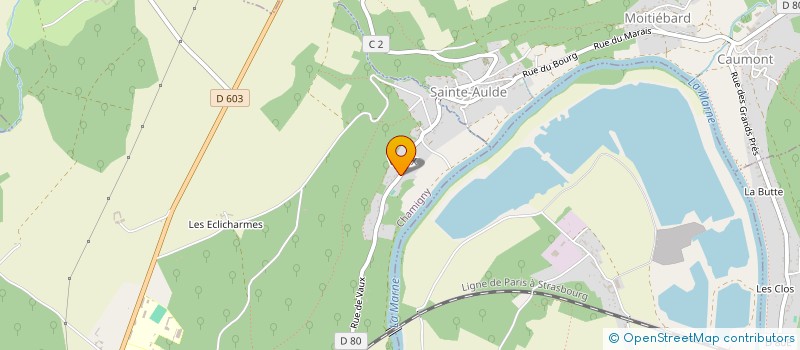 localisation de l'entreprise MONSIEUR ERIC BOUCHET  CHAMIGNY