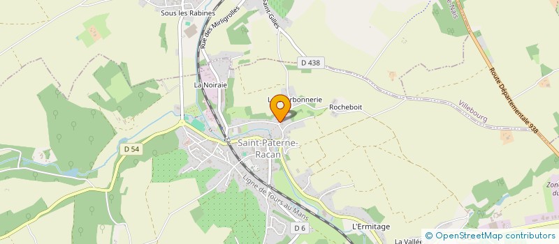 localisation de l'entreprise MONSIEUR ERIC BOUCLET  SAINT-AUBIN-LE-DEPEINT