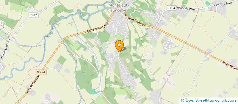 localisation de l'entreprise MONSIEUR ERIC BOUDON  MONTAIGUT-SUR-SAVE