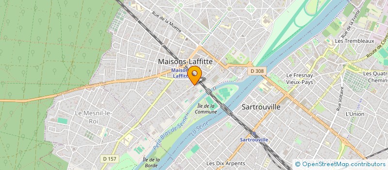 localisation de l'entreprise MONSIEUR ERIC BOUF  MAISONS-LAFFITTE