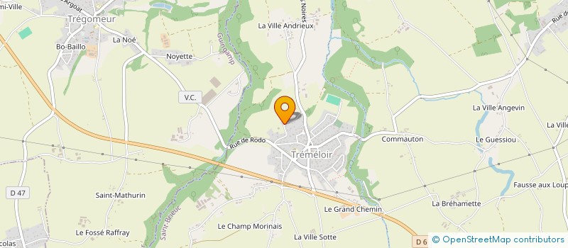 localisation de l'entreprise MONSIEUR ERIC BOUGEARD à PORDIC