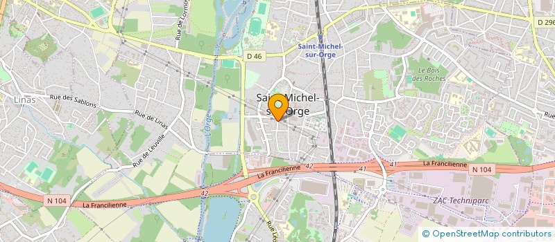 localisation de l'entreprise MONSIEUR ERIC BOUISSET à SAINT-MICHEL-SUR-ORGE