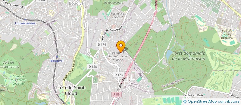 localisation de l'entreprise MONSIEUR ERIC BOULAY à LA CELLE-SAINT-CLOUD