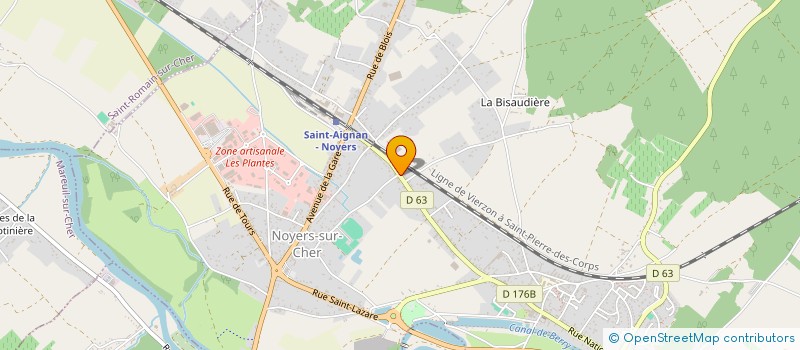 localisation de l'entreprise MONSIEUR ERIC BOULAY  NOYERS-SUR-CHER