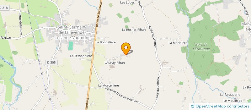 localisation de l'entreprise MONSIEUR ERIC BOULAY  VIRE NORMANDIE