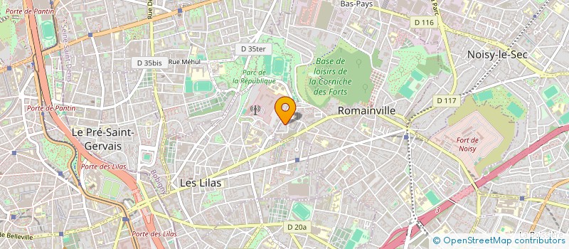 localisation de l'entreprise MONSIEUR ERIC BOUMENDIL à ROMAINVILLE